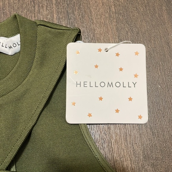 HELLO MOLLY FLYING FIRST CLASS DRESS KHAKI SIZE XS - Picture 8 of 10